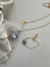 Gold Coin Baroque Pendant Necklace