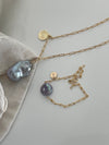 Charming Button Baroque Pearl Bracelet