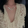 Unique Baroque Pearl Smile Necklace