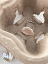 Rose Petal Baroque Pearl Ring