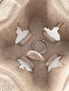 Rose Petal Baroque Pearl Ring