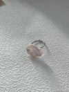 Rose Petal Baroque Pearl Ring