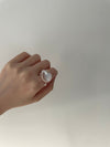 Rose Petal Baroque Pearl Ring