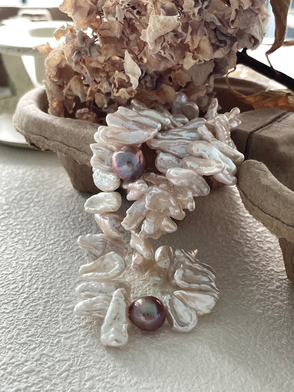 Sunflower Pearl Bracelet