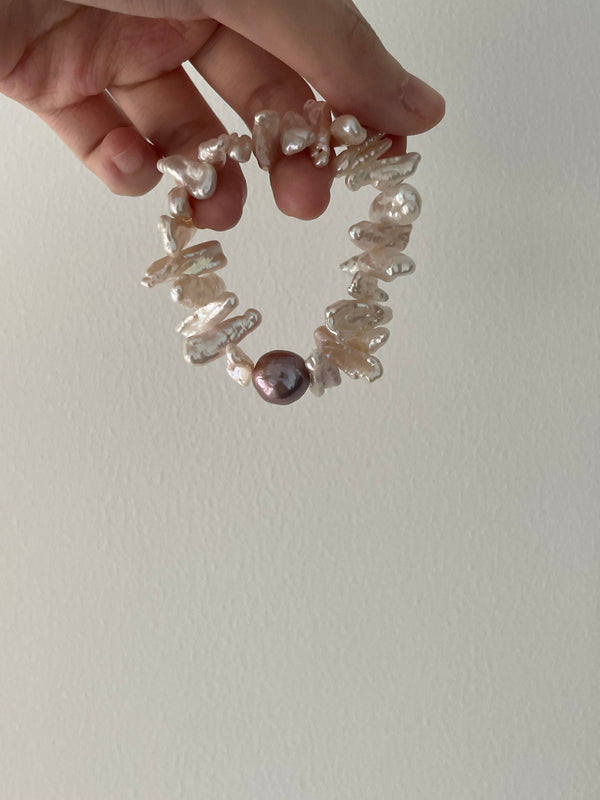 Sunflower Pearl Bracelet