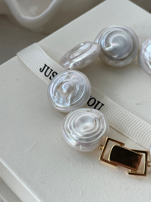 Creative Full Moon Baroque Pearl Bracelet