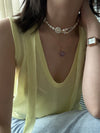 Modern Elegance Baroque Pearl Choker