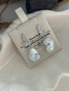 Elegant Butterfly Baroque Pearl Earrings