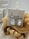 Elegant Butterfly Baroque Pearl Earrings