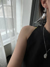 Elegant Butterfly Baroque Pearl Earrings