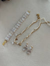Original Division Sign Baroque Pearl Earrings
