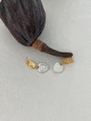Vintage Heart Baroque Pearl Earrings