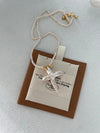 Baroque Cross Pendant Necklace