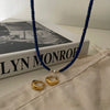 Vintage Lapis Lazuli Pearl Necklace
