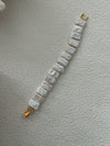 Watch-style Baroque Pearl Bracelet