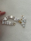 Watch-style Baroque Pearl Bracelet