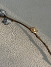 Hand-set Double Sliver Plated 18K Gold Bead Pearl Ring
