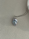 Colorful Blue Grey Baroque Sliver925 Necklace