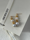 French 14K Gold Filled Freshwater Pearl Earings
