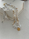 Gold Medal Keshi French Court Style Baroque Pearl necklace