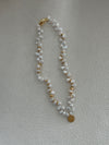 Gold Medal Keshi French Court Style Baroque Pearl necklace