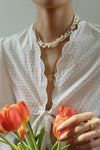 Layered Baroque Pearl Necklace