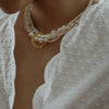 Layered Baroque Pearl Necklace
