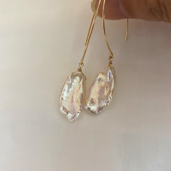 Hand-made Summer Colorful Seaside Holiday Baroque Earrings