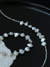 Laser Bead Crushed Pearl Bracelet