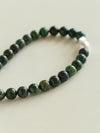 Hand-made Dark green African Turquoise Baroque Pearl Necklace