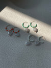 Summer Beach Vacation Candy Heart Baroque Pearl Earrings
