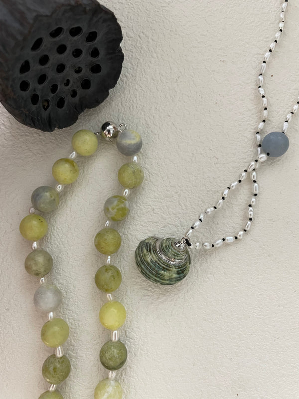 Summer Lemonstone Natural Pearl Necklace