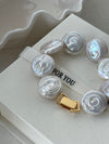 Creative Full Moon Baroque Pearl Bracelet