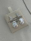 Elegant Butterfly Baroque Pearl Earrings
