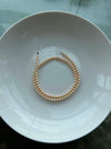 Freshwater cream gold pearl